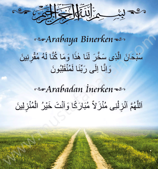 Araba Duası Okunuşu ve Anlamı